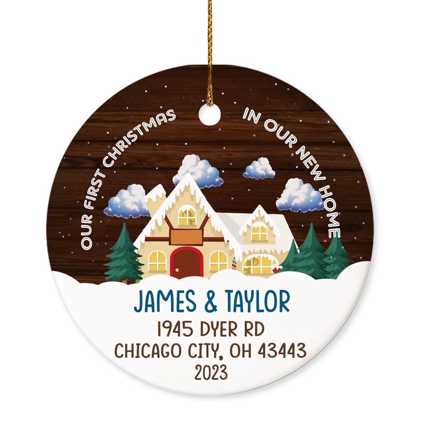 Our First Christmas as Mr. and Mrs. Ornament, Wedding Gifts for Couple Bride and Groom, 1st Christmas Married Ornaments, 2023 Christmas Tree Decoration, Bridal Shower Gift, Newlywed Gift