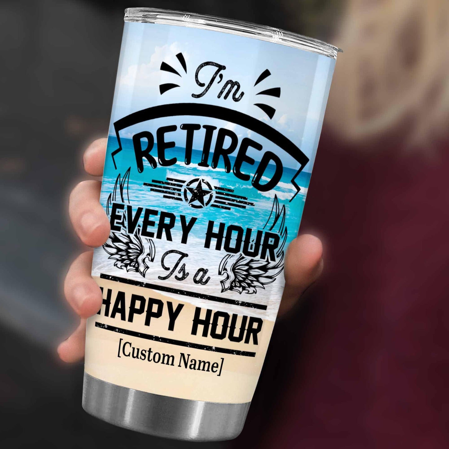 Retirement Gifts - Retirement Tumbler - Retired Not My Problem Any More Tumbler for Women Men Dad Mom Retired Calendar Tumbler Coworkers Idea for Fathers Mothers Day Birthday Christmas 20OZ