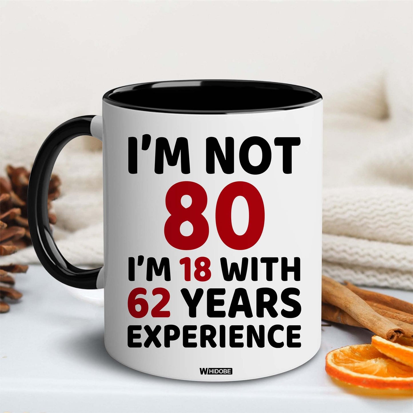 80th Birthday Gifts for Women, Men, Dad, Mom - 1944 Birthday Gifts for Women, 80 Years Old Birthday Gifts Coffee Mug for Wife, Friend, Sister, Her, Brother, Colleague, Coworker, Christmas