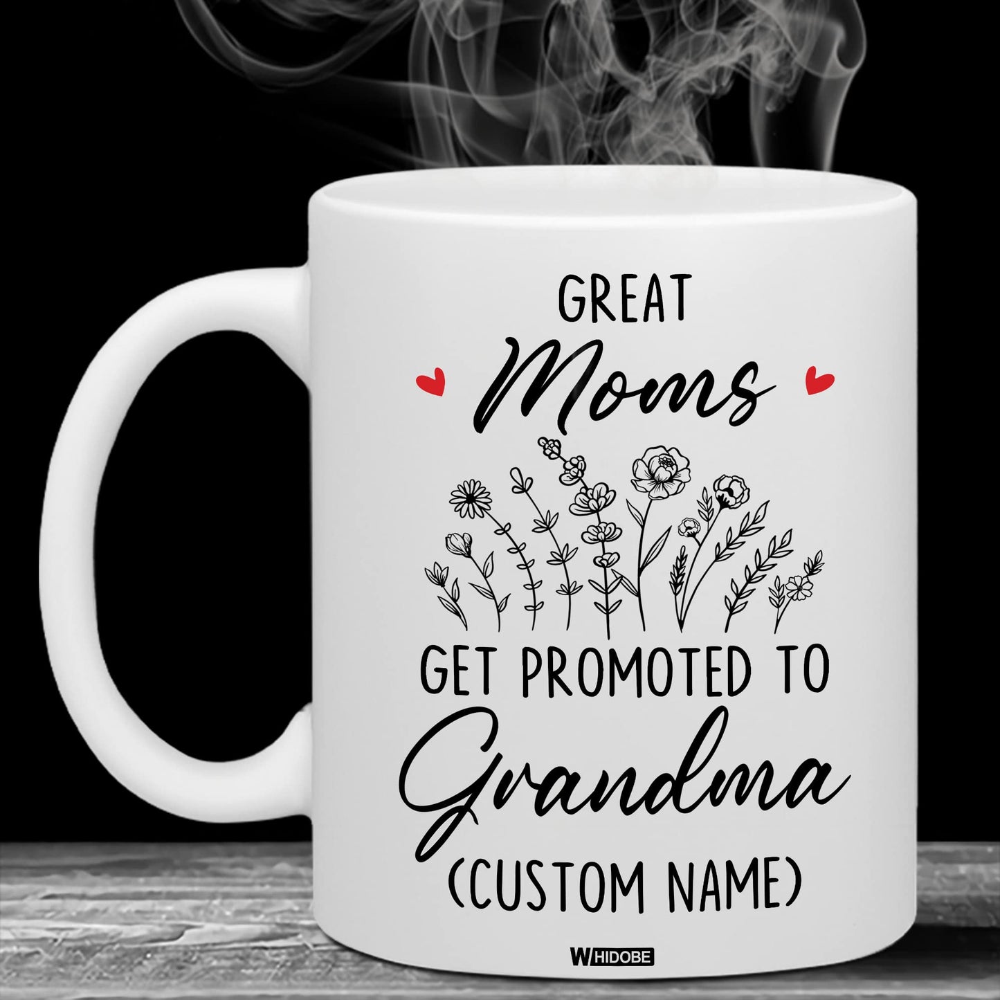 Grandma Gift Mug, New Baby Reveal Gift For Grandma, Grandma To Be From Daughter, Baby Pregnancy Announcement Gift, Cute Mug For Women Woman, New Grandmother, Mothers Day Cup Future Grandma