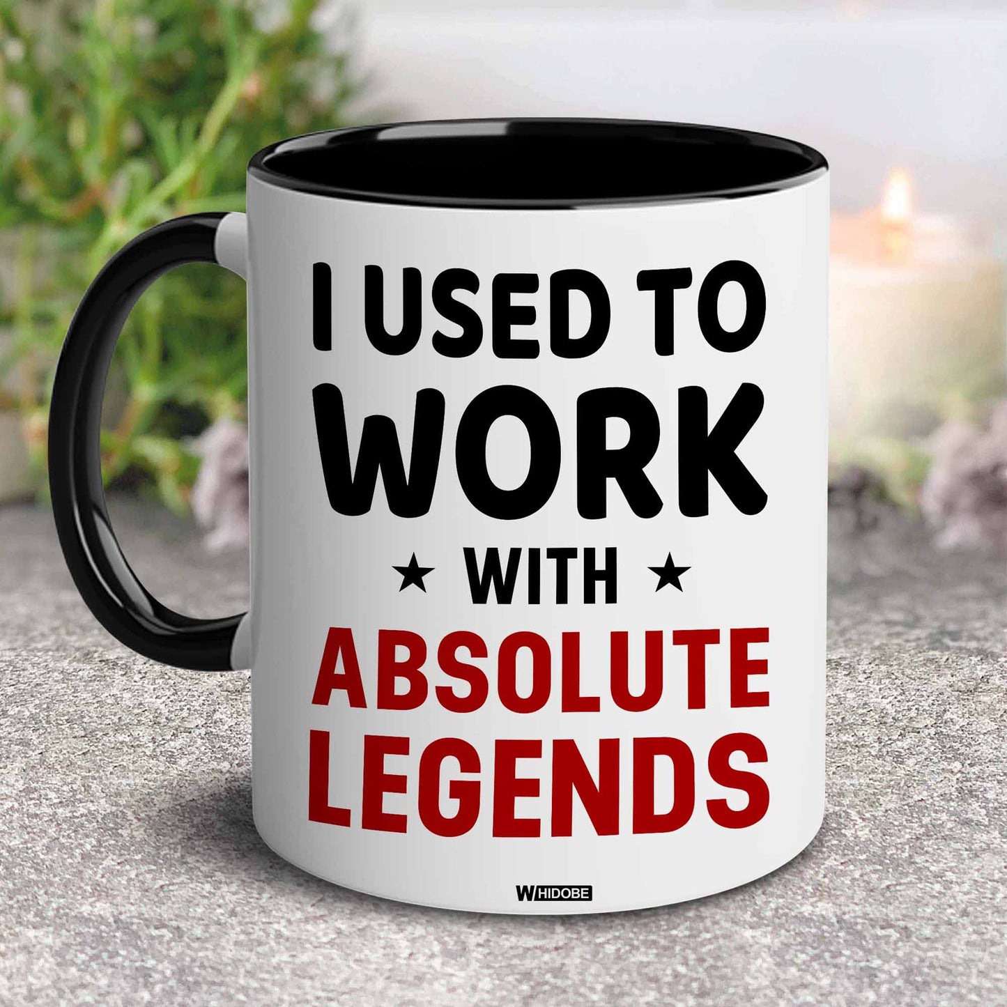 I Used To Work With Absolute Legend Coworker Retirement New Job Goodbye Workplace Office Boss, Women, Men, Going Away, Colleague, Farewell, Leaving, Good Luck New Job Coworker Accent Mug 11OZ