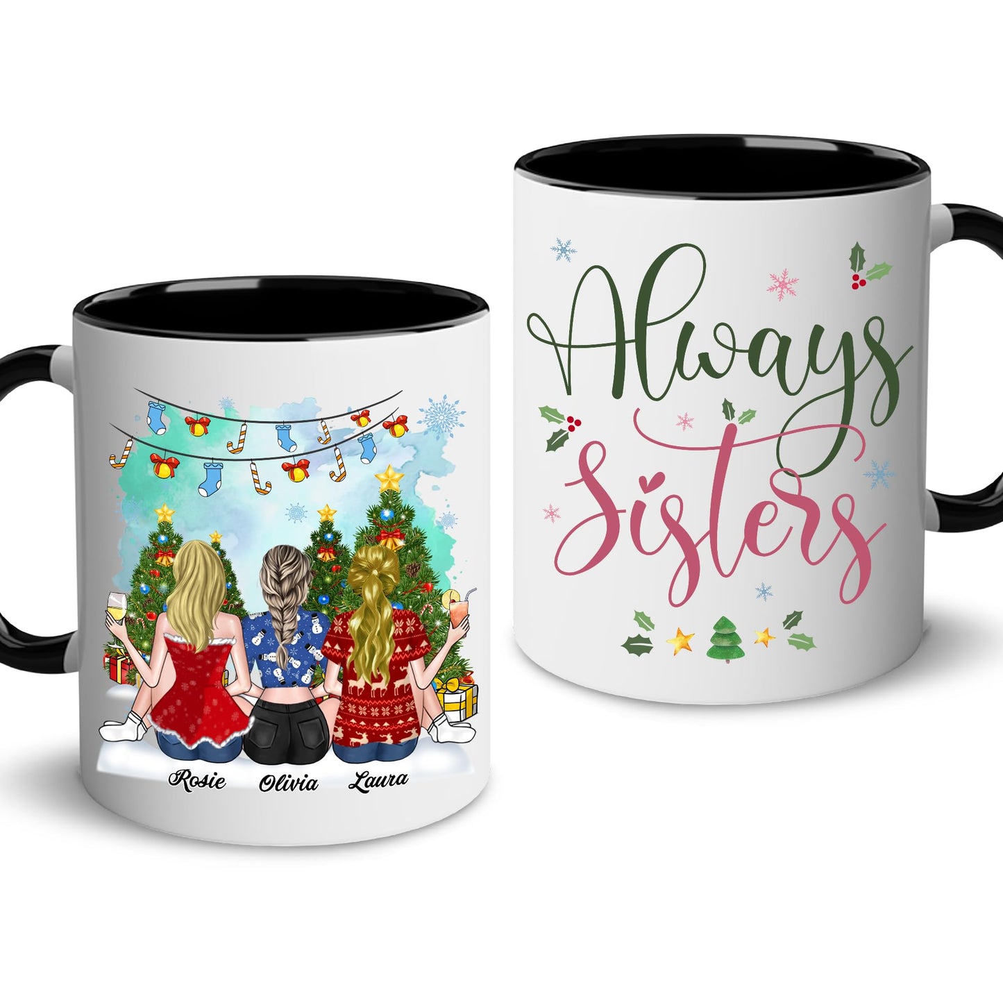 Gift for Sister Mug, Sister Gift for Sister, Sister I Would Fight A Bear Mug, Sister Birthday Gift Coffee Cup, Women, Woman, Mom, Daughter, Brother, Sister Bestie On Christmas Anniversary S2
