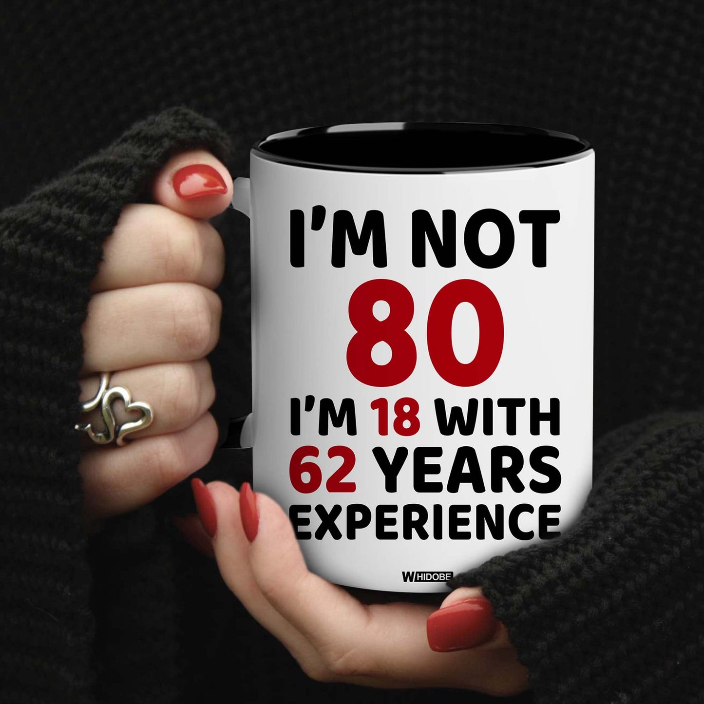 80th Birthday Gifts for Women, Men, Dad, Mom - 1944 Birthday Gifts for Women, 80 Years Old Birthday Gifts Coffee Mug for Wife, Friend, Sister, Her, Brother, Colleague, Coworker, Christmas