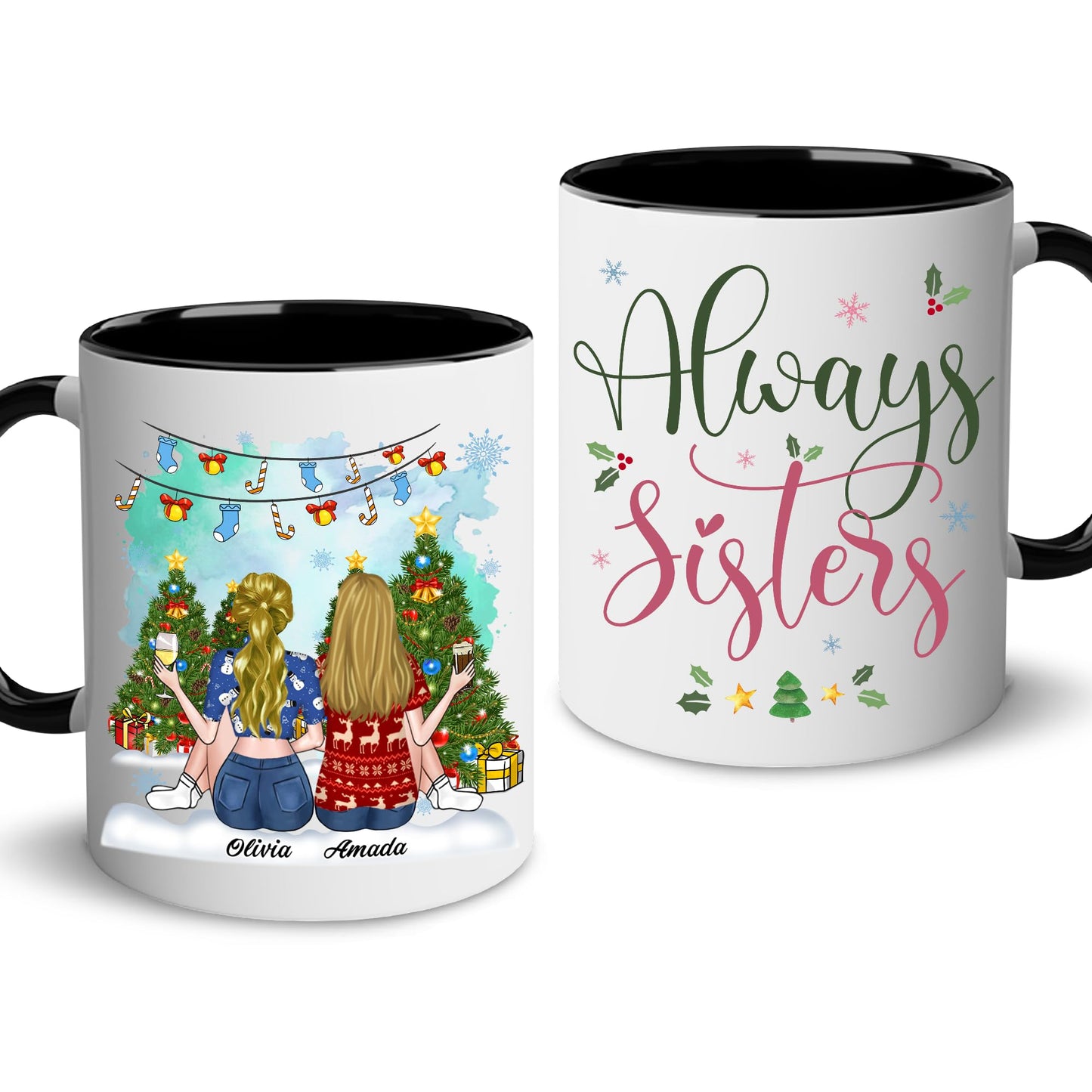 Gift for Sister Mug, Sister Gift for Sister, Sister I Would Fight A Bear Mug, Sister Birthday Gift Coffee Cup, Women, Woman, Mom, Daughter, Brother, Sister Bestie On Christmas Anniversary S2