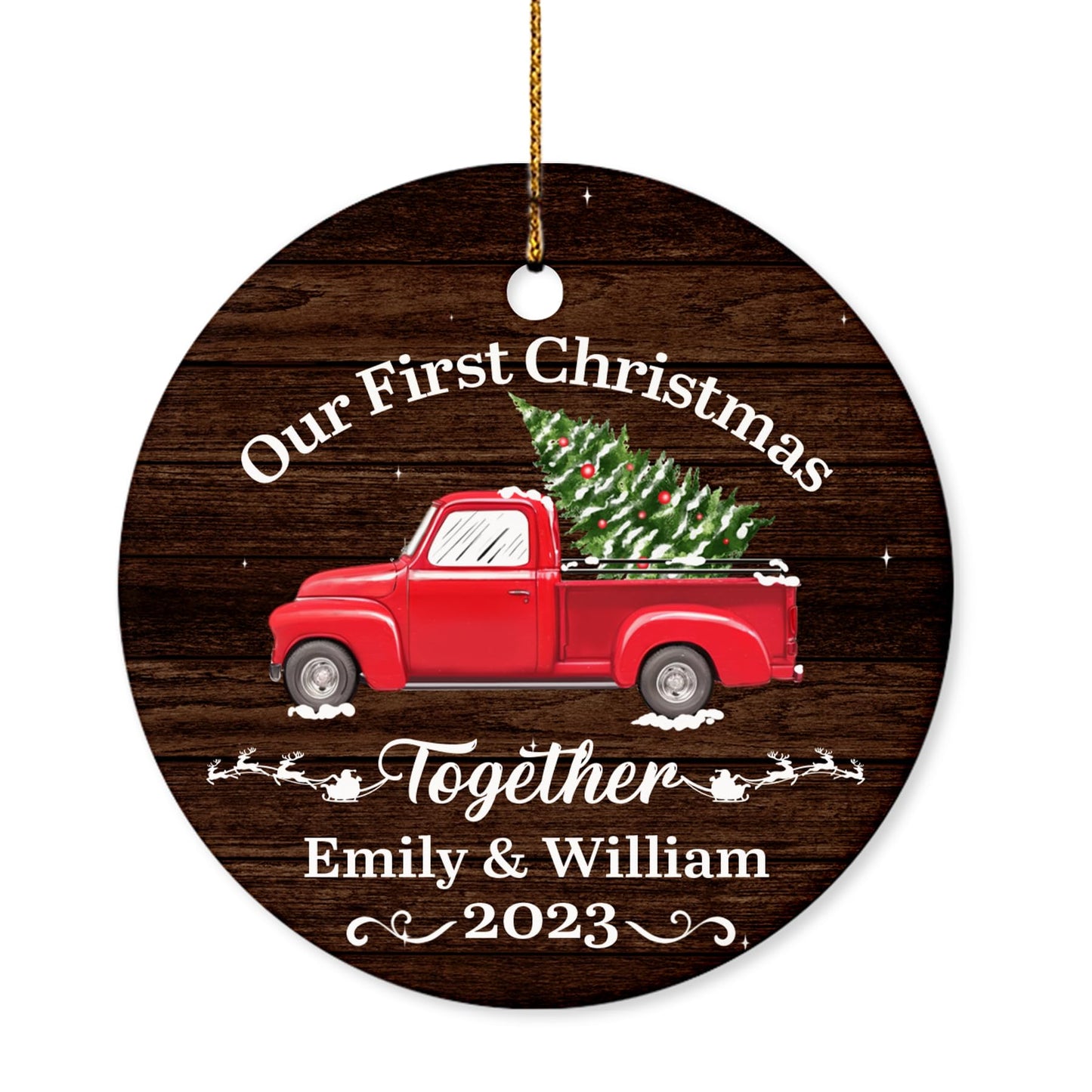 Our First Christmas as Mr. and Mrs. Ornament, Wedding Gifts for Couple Bride and Groom, 1st Christmas Married Ornaments, 2023 Christmas Tree Decoration, Bridal Shower Gift, Newlywed Gift