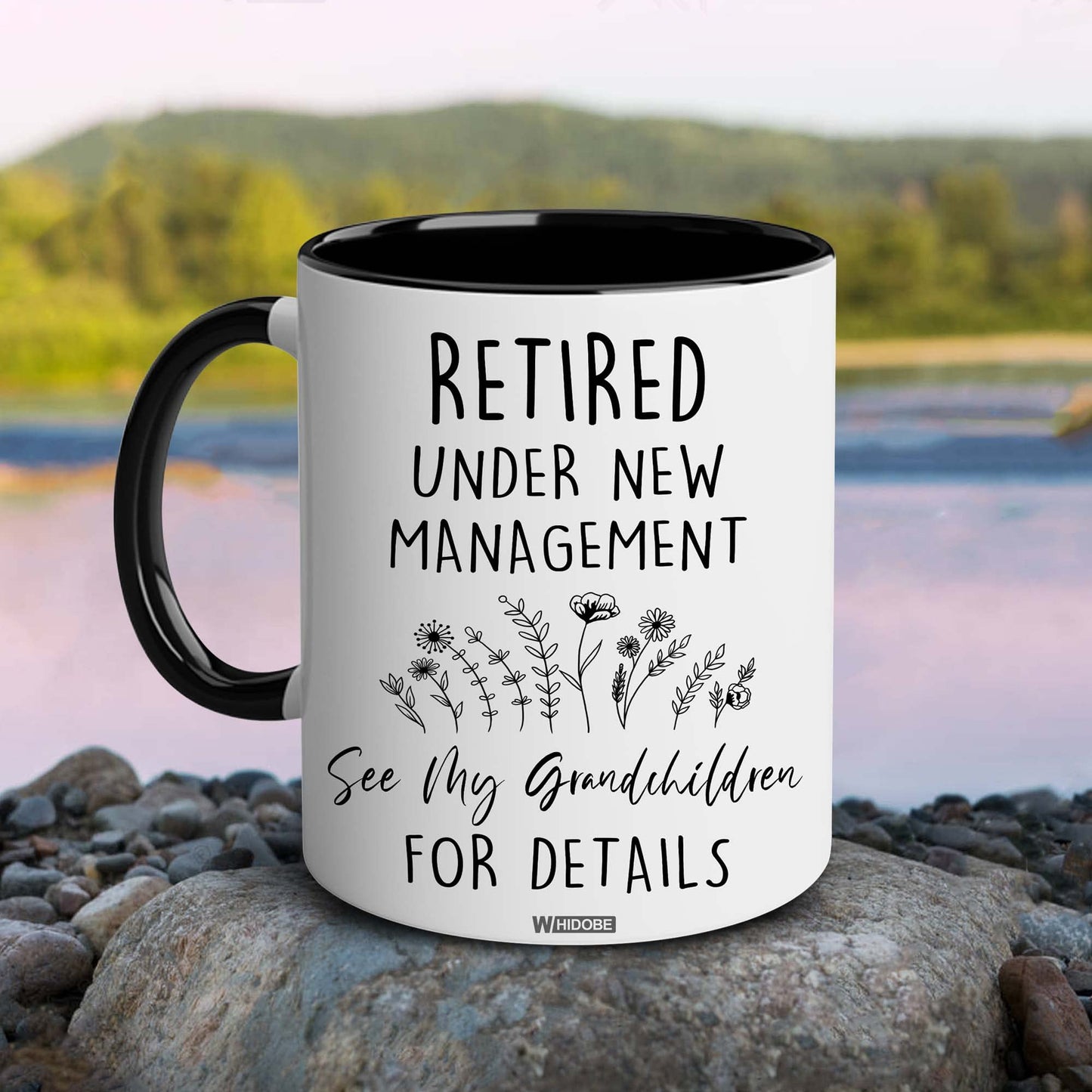 Retirement Gifts for Women, Retirement Gifts for Grandma, Woman, Mom, Coworker, Retired Mug Retired Under New Management See Grandkids For Details Mug For Mothers Day Birthday Christmas 11OZ