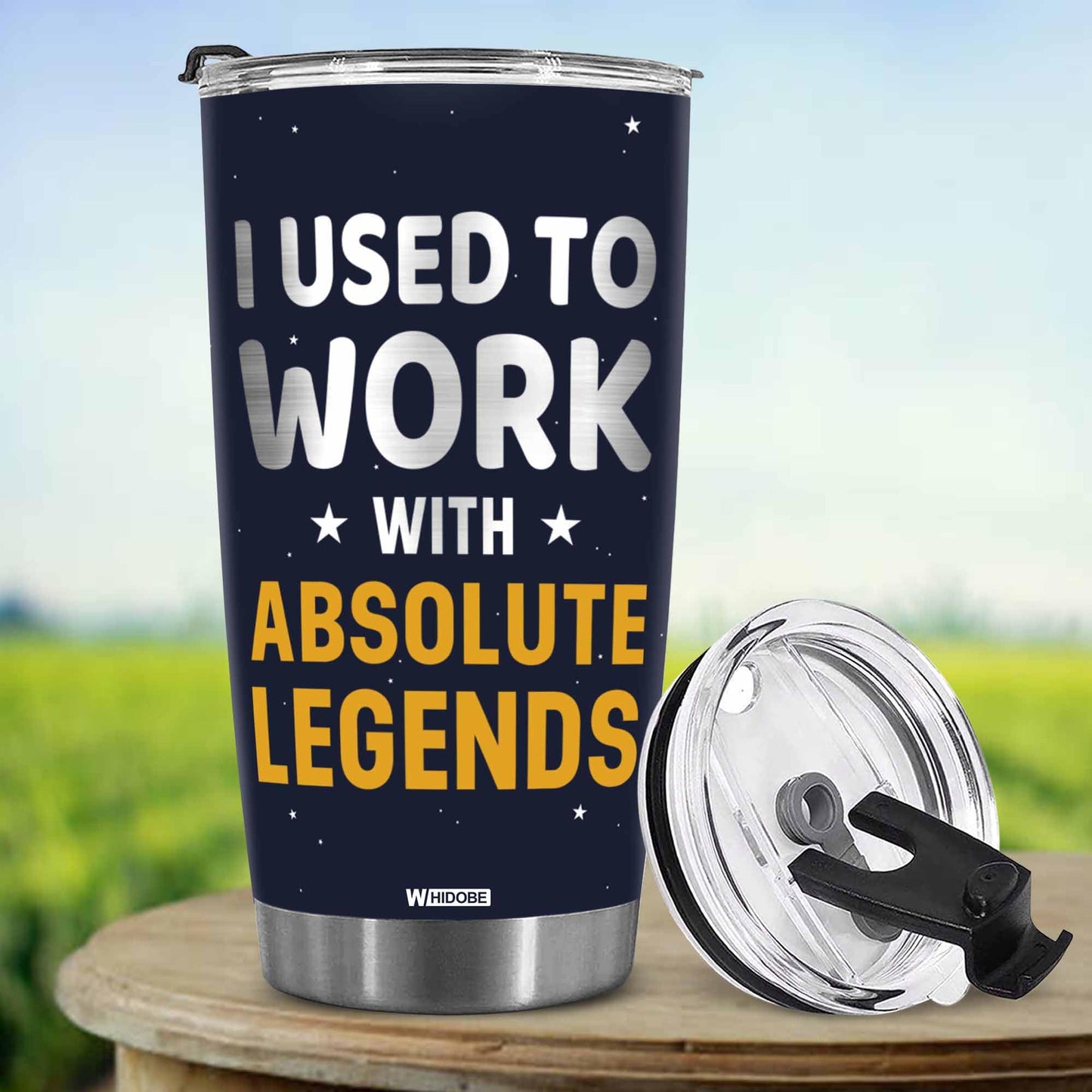 Stainless Steel 20.0 oz Tumbler, Vacuum Insulated Retirement New Job Goodbye Workplace Office Boss, BPA Free