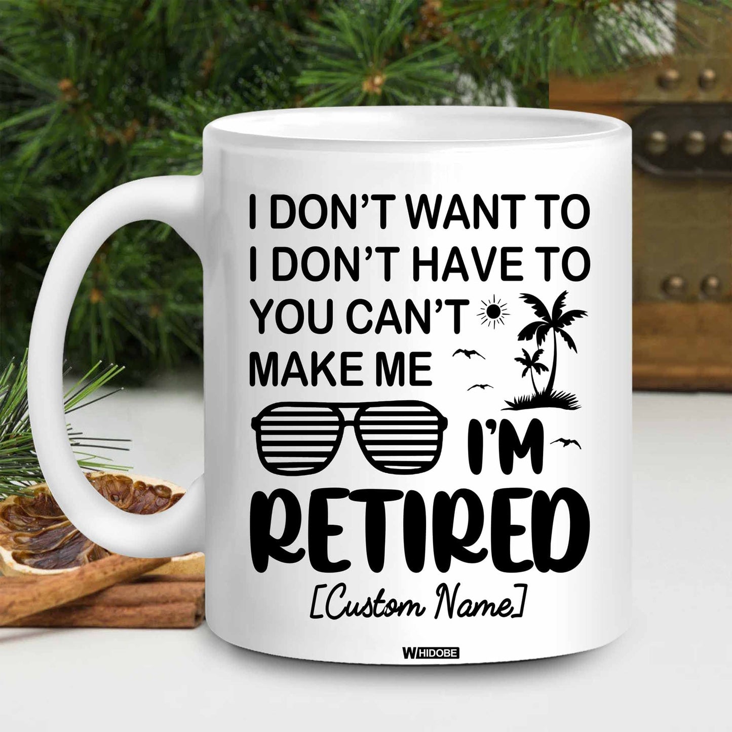 Funny Retirement Gift Mug Retired Not My Problem Any More Mug for Women Men Dad Mom Retired Calendar Mug Coworkers Office Family Idea for Her Nurse Mothers Day Birthday Anniversary Christmas