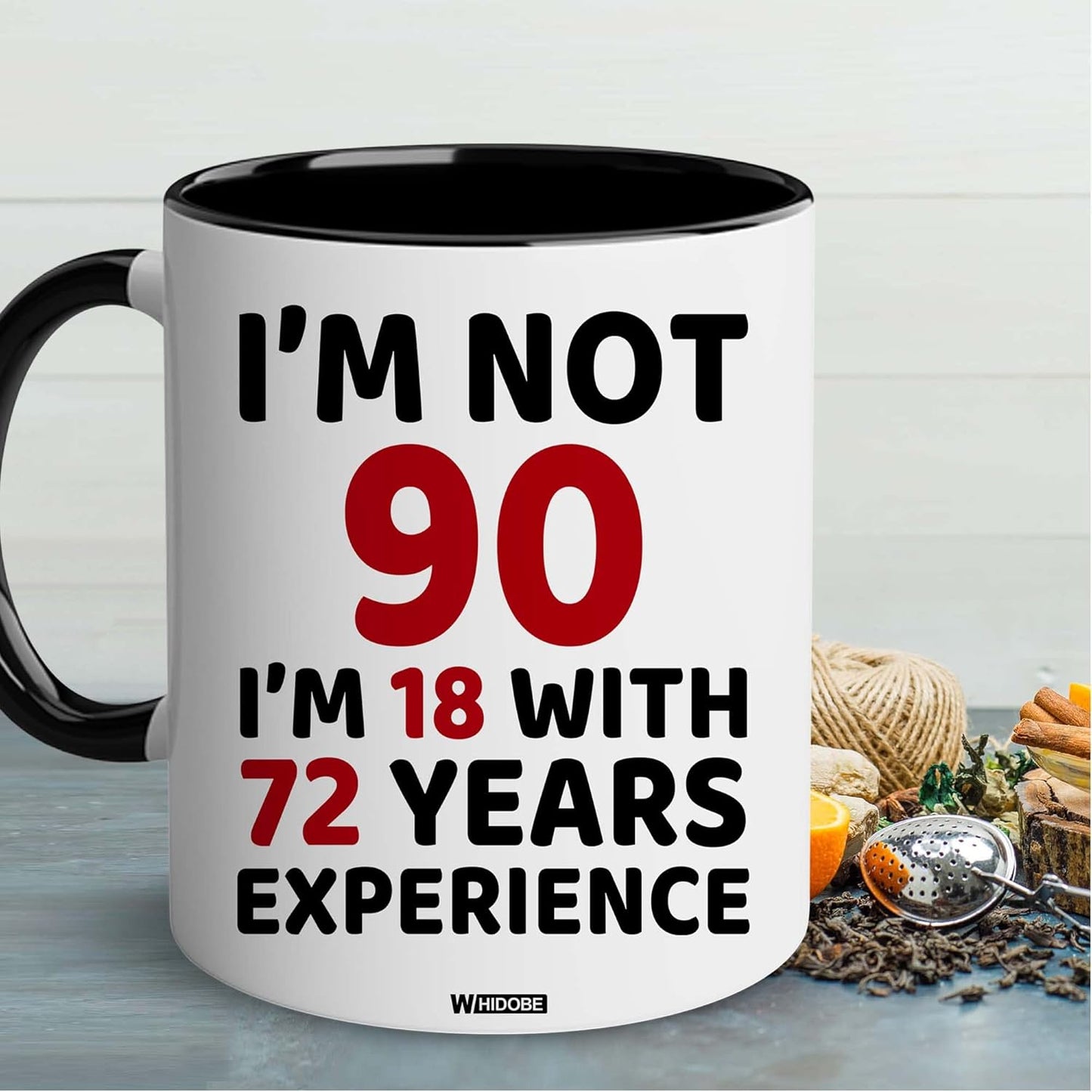 90th Birthday Gifts for Women, Men, Dad, Mom - 1934 Birthday Gifts for Women, 90 Years Old Birthday Gifts Coffee Mug for Wife, Friend, Sister, Her, Him, Brother, Colleague, Coworker, Christmas