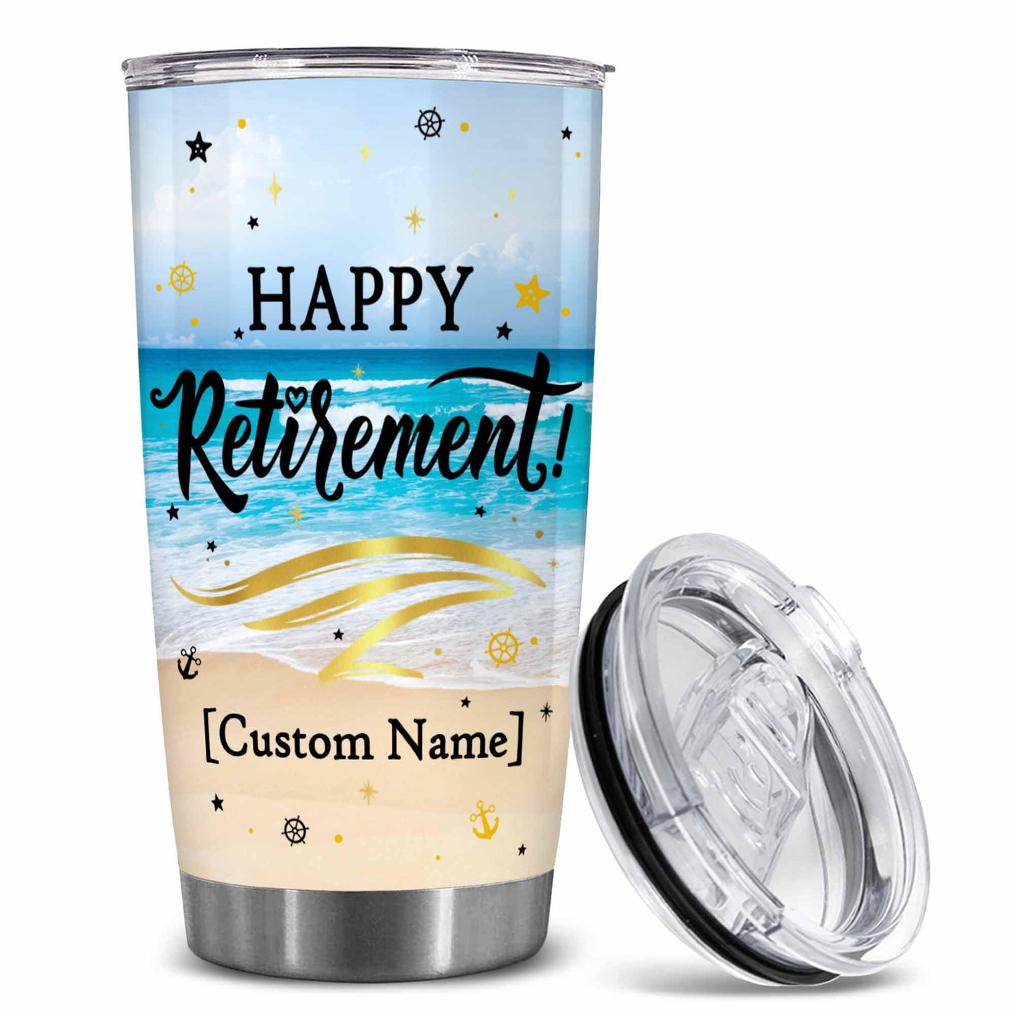 Retirement Gifts - Retirement Tumbler - Retired Not My Problem Any More Tumbler for Women Men Dad Mom Retired Calendar Tumbler Coworkers Idea for Fathers Mothers Day Birthday Christmas 20OZ