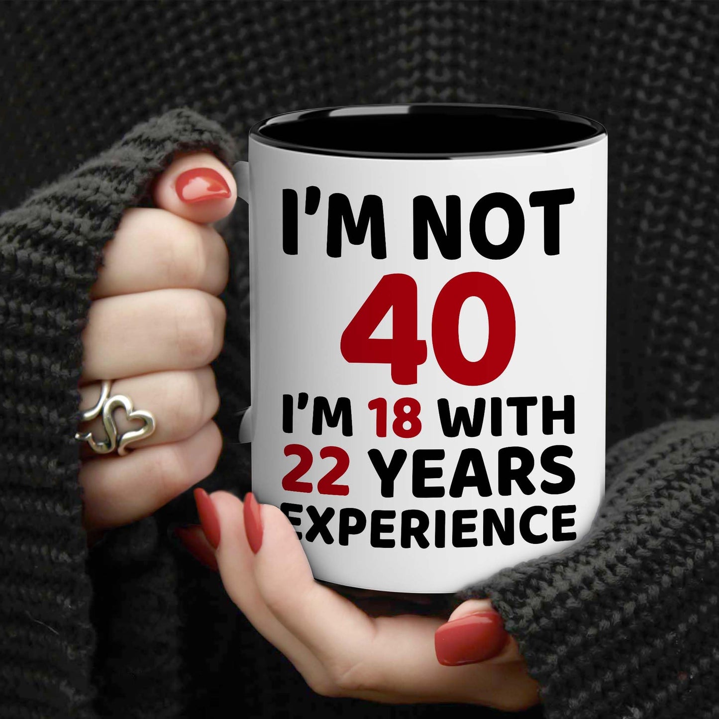 40th Birthday Gifts for Women, Men, Dad, Mom - 1984 Birthday Gifts for Women, 40 Years Old Birthday Gifts Coffee Mug for Wife, Friend, Sister, Her, Him, Brother, Colleague, Coworker, Christmas