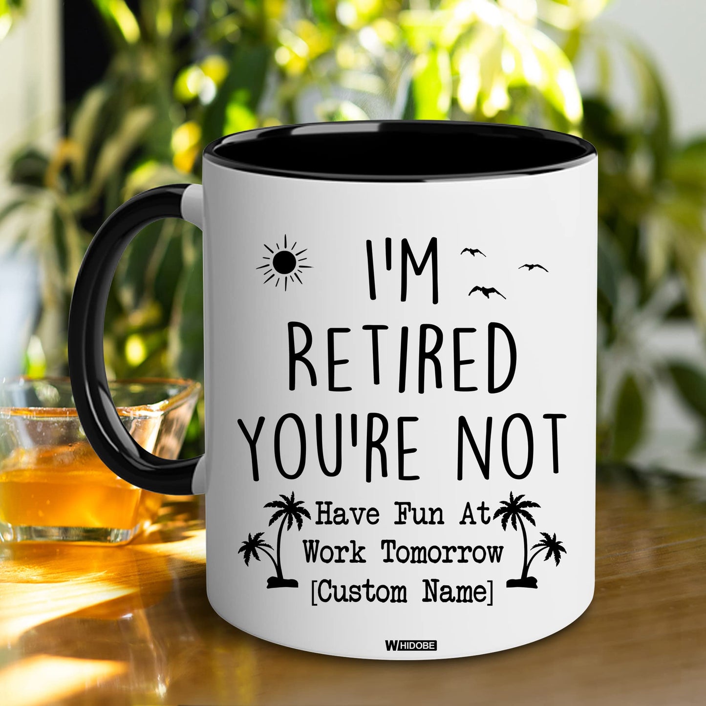 Funny Retirement Gift Mug Retired Not My Problem Any More Mug for Women Men Dad Mom Retired Calendar Mug Coworkers Office Family Idea for Her Nurse Mothers Day Birthday Anniversary Christmas