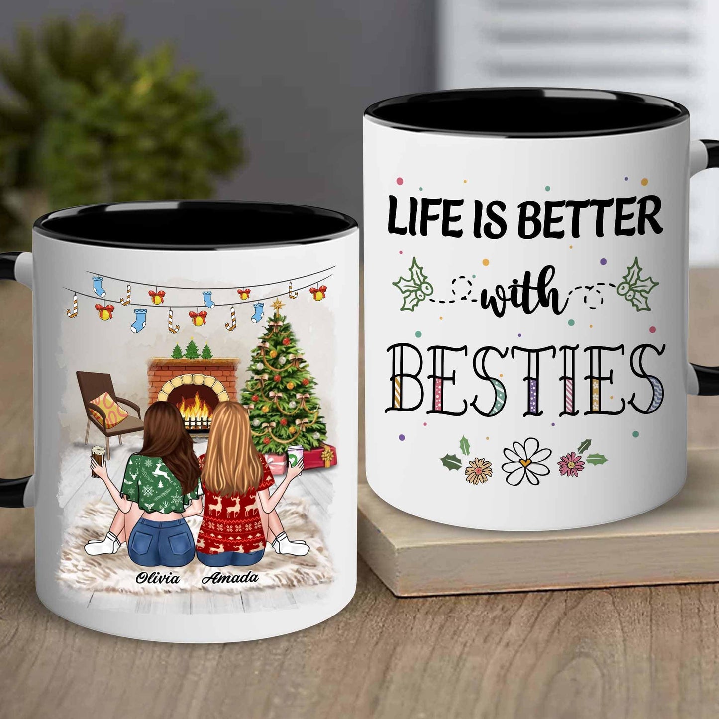 Gift for Sister Mug, Sister Gift for Sister, Best Sister Ever Mug, Sister Birthday Gift Coffee Cup, Side by Side Or Miles Apart Sisters Will Always Be Connected By Heart Women, Mom, Daughter
