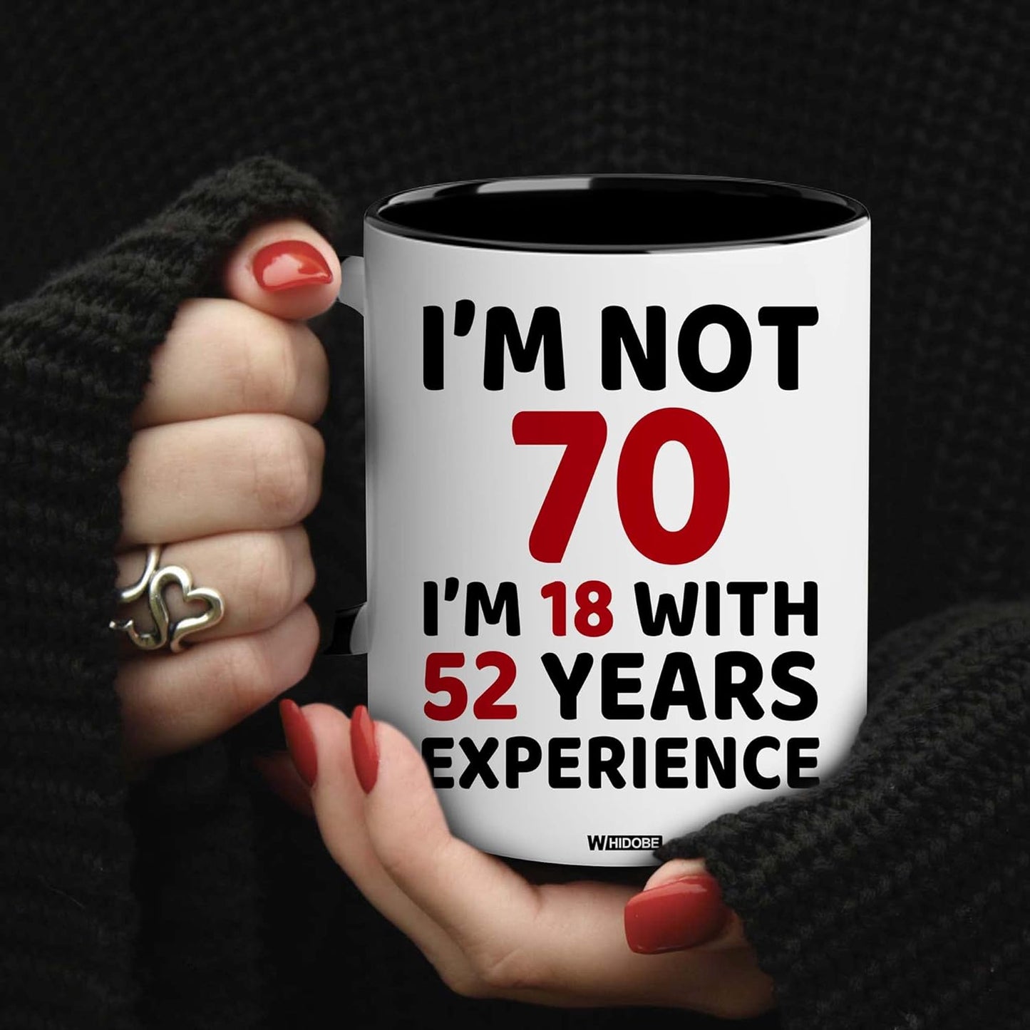 70th Birthday Gifts for Women, Men, Dad, Mom - 1954 Birthday Gifts for Women, 70 Years Old Birthday Gifts Coffee Mug for Wife, Friend, Sister, Her, Him, Brother, Colleague, Coworker, Christmas