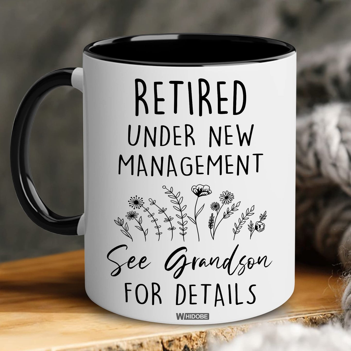 Retirement Gifts for Women, Retirement Gifts for Grandma, Woman, Mom, Coworker, Retired Mug Retired Under New Management See Grandkids For Details Mug For Mothers Day Birthday Christmas 11OZ