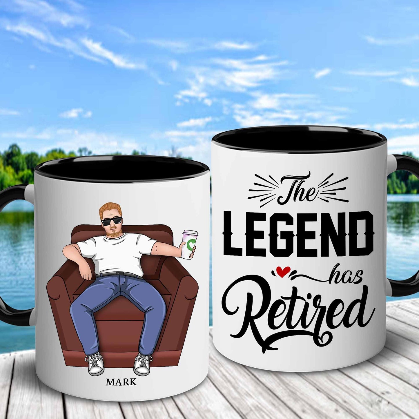 Retirement Gifts Retirement Mug Retired Mug The Legend Has Retired Mug for Women Men Dad Mom Retired Calendar Mug Coworkers Office Family Idea Her Mothers Fathers Day Birthday Christmas