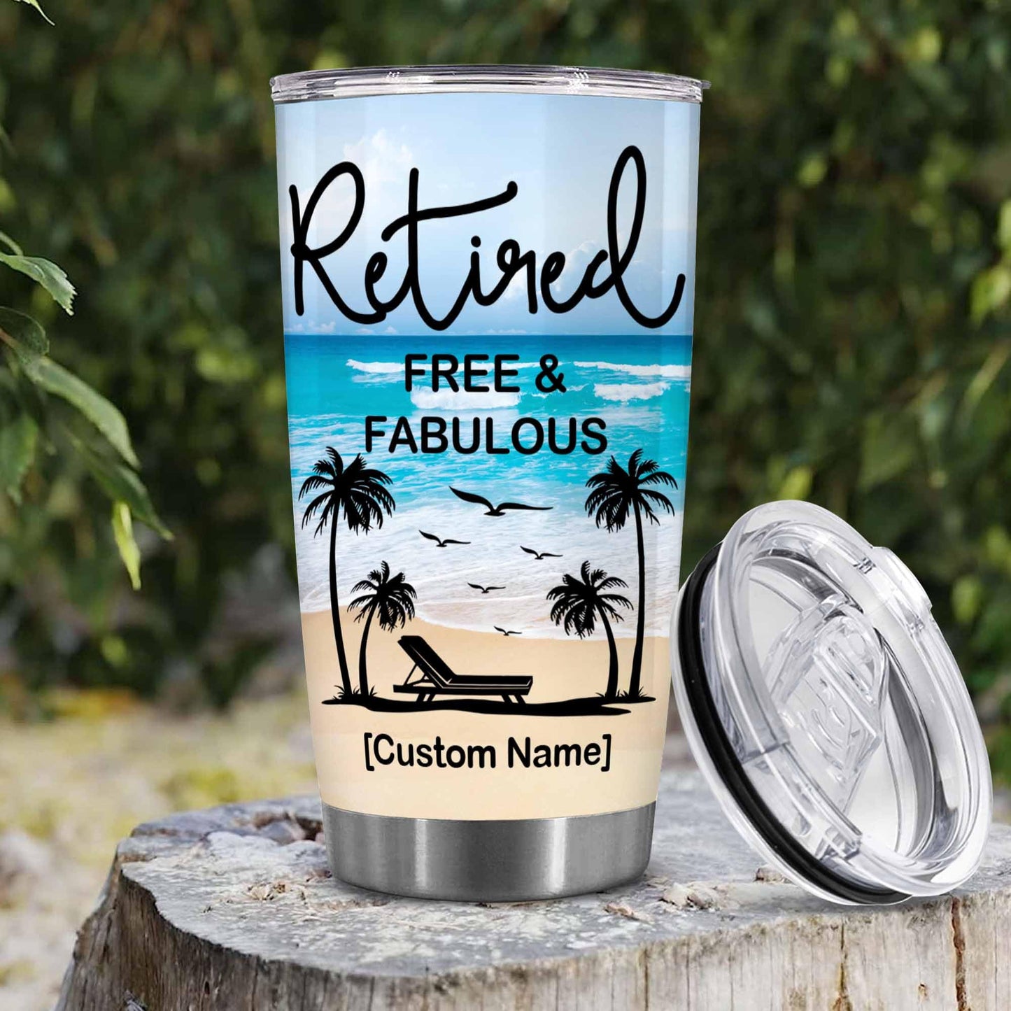 Retirement Gifts - Retirement Tumbler - Retired Not My Problem Any More Tumbler for Women Men Dad Mom Retired Calendar Tumbler Coworkers Idea for Fathers Mothers Day Birthday Christmas 20OZ