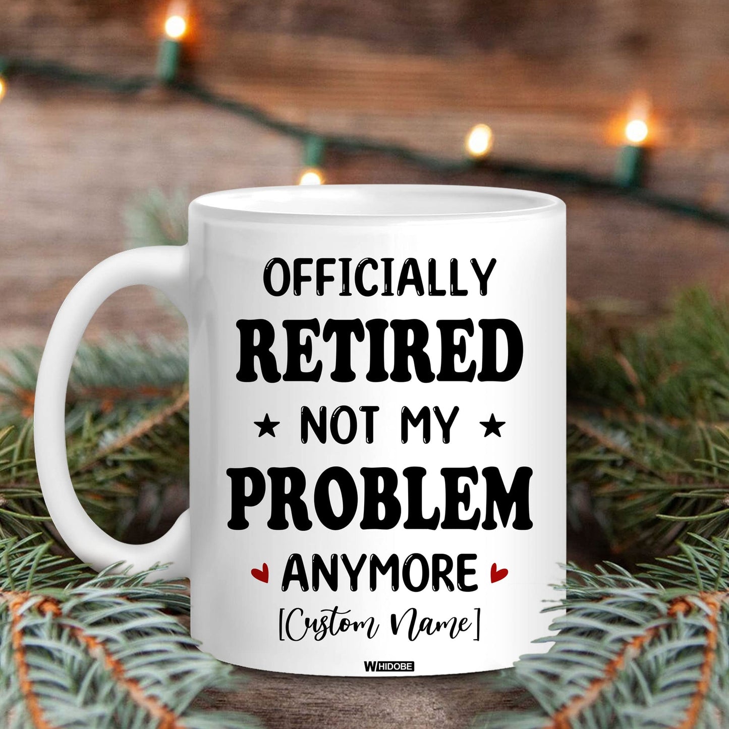 Funny Retirement Gift Mug Retired Not My Problem Any More Mug for Women Men Dad Mom Retired Calendar Mug Coworkers Office Family Idea for Her Nurse Mothers Day Birthday Anniversary Christmas