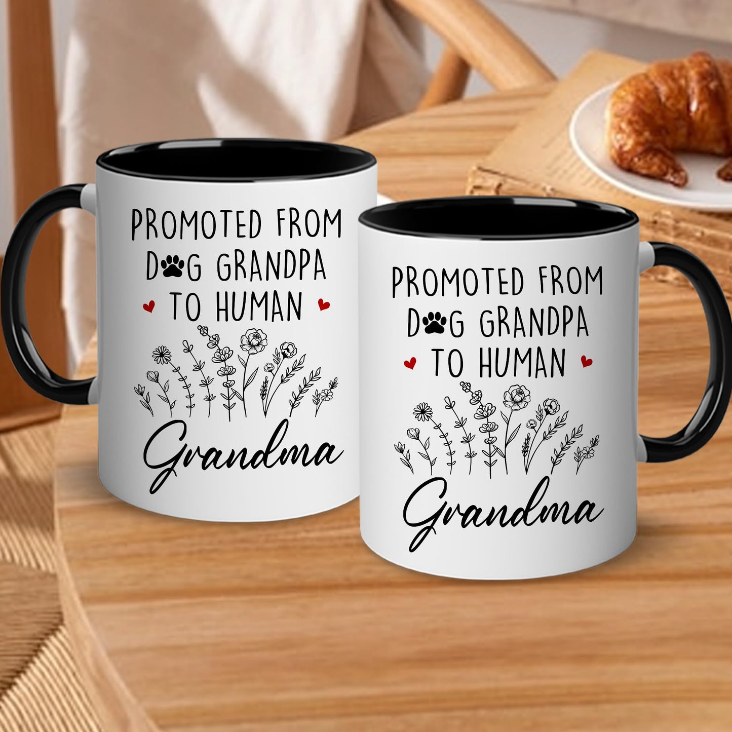 Grandma Gift Mug, New Baby Reveal Gift For Grandma, Grandma To Be From Daughter, Baby Pregnancy Announcement Gift, Cute Mug For Women Woman, New Grandmother, Mothers Day Cup Future Grandma