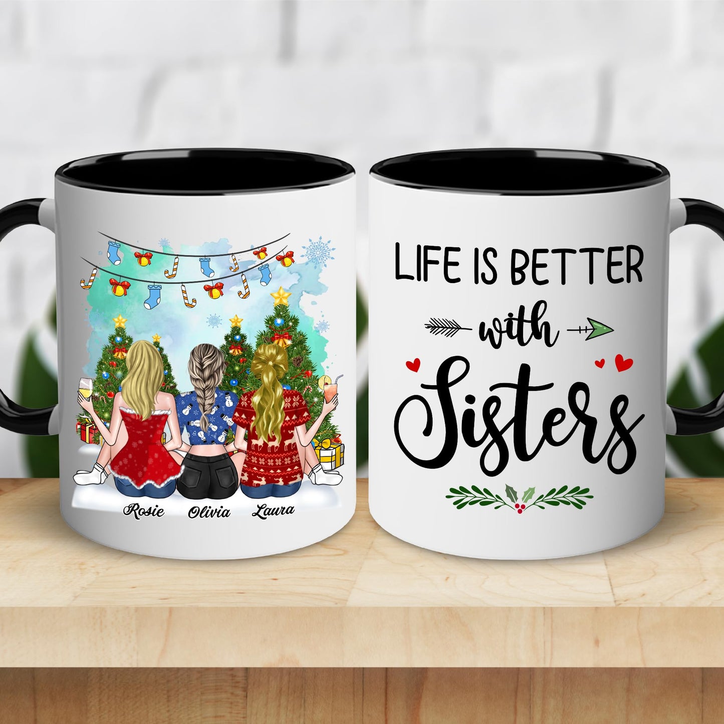 Gift for Sister Mug, Sister Gift for Sister, Sister I Would Fight A Bear Mug, Sister Birthday Gift Coffee Cup, Women, Woman, Mom, Daughter, Brother, Sister Bestie On Christmas Anniversary S2