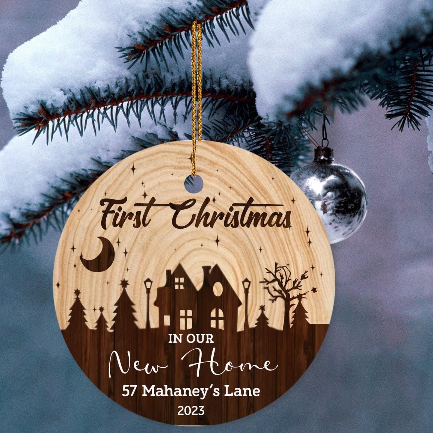 Our First Christmas as Mr. and Mrs. Ornament, Wedding Gifts for Couple Bride and Groom, 1st Christmas Married Ornaments, 2023 Christmas Tree Decoration, Bridal Shower Gift, Newlywed Gift