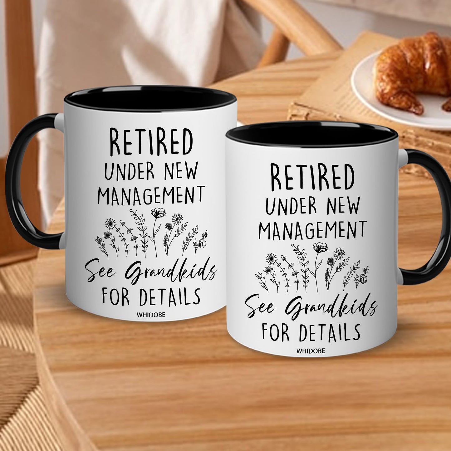 Retirement Gifts for Women, Retirement Gifts for Grandma, Woman, Mom, Coworker, Retired Mug Retired Under New Management See Grandkids For Details Mug For Mothers Day Birthday Christmas 11OZ