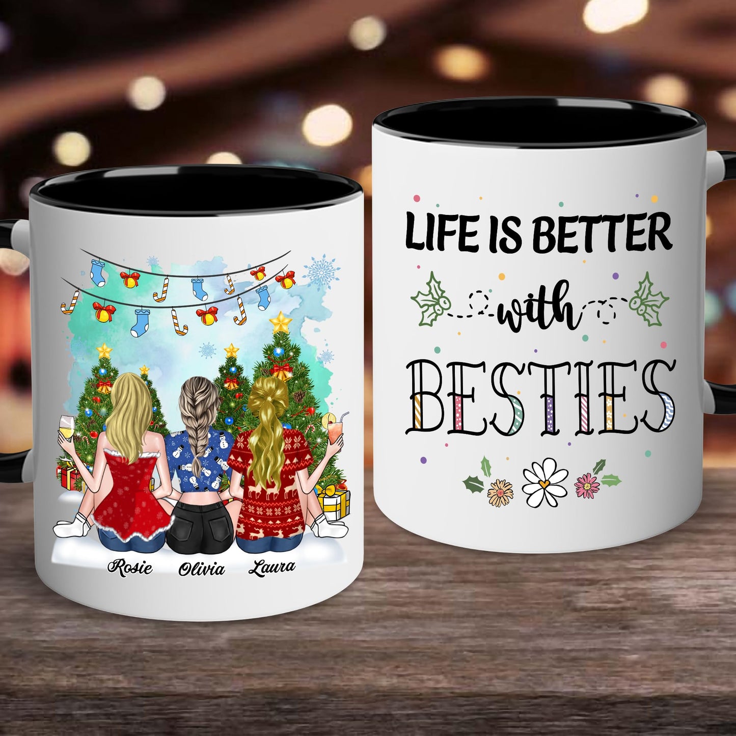 Gift for Sister Mug, Sister Gift for Sister, Sister I Would Fight A Bear Mug, Sister Birthday Gift Coffee Cup, Women, Woman, Mom, Daughter, Brother, Sister Bestie On Christmas Anniversary S2