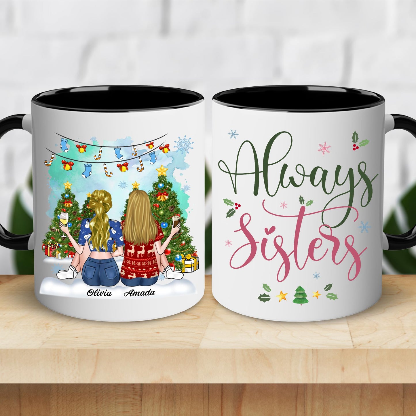 Gift for Sister Mug, Sister Gift for Sister, Sister I Would Fight A Bear Mug, Sister Birthday Gift Coffee Cup, Women, Woman, Mom, Daughter, Brother, Sister Bestie On Christmas Anniversary S2