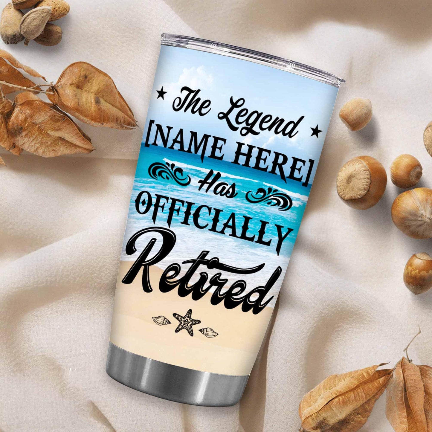 Retirement Gifts - Retirement Tumbler - The legend has retired Tumbler for Women Men Dad Mom Retired Calendar Tumbler Coworkers Idea for Fathers Mothers Day Birthday Christmas 20OZ