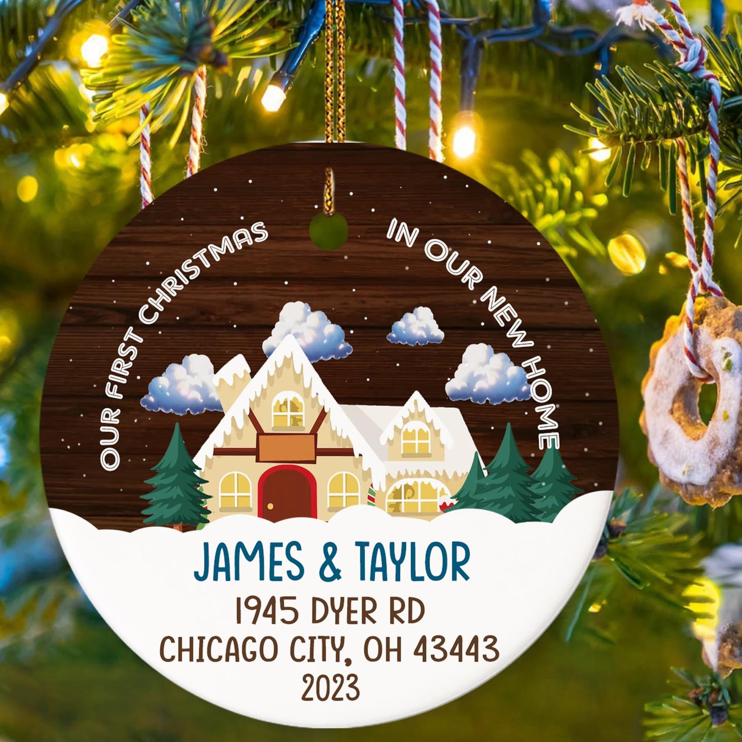 Our First Christmas as Mr. and Mrs. Ornament, Wedding Gifts for Couple Bride and Groom, 1st Christmas Married Ornaments, 2023 Christmas Tree Decoration, Bridal Shower Gift, Newlywed Gift