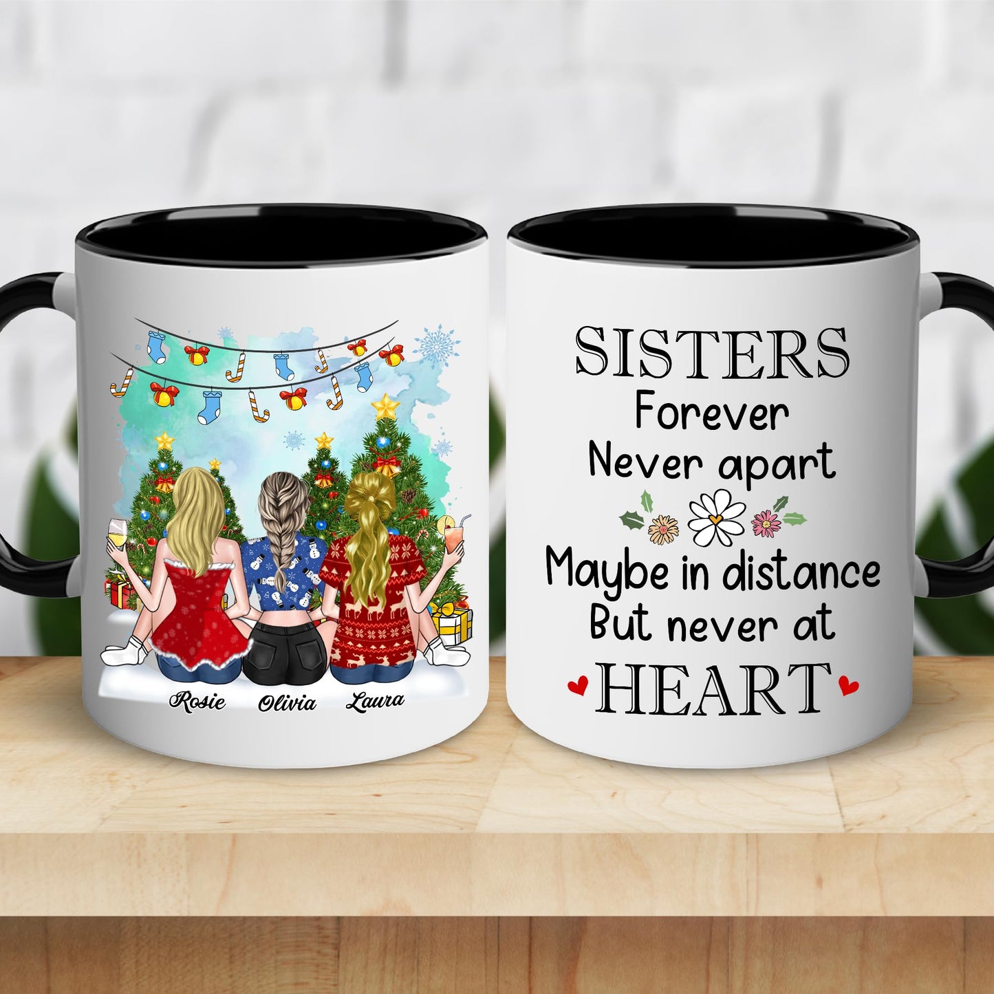 Gift for Sister Mug, Sister Gift for Sister, Sister I Would Fight A Bear Mug, Sister Birthday Gift Coffee Cup, Women, Woman, Mom, Daughter, Brother, Sister Bestie On Christmas Anniversary S2