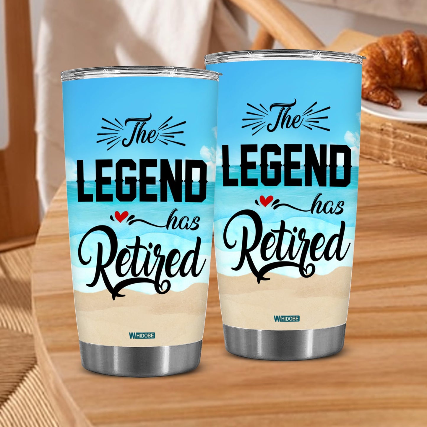 Retirement Gifts - Retirement Tumbler - The legend has retired Tumbler for Women Men Dad Mom Retired Calendar Tumbler Coworkers Idea for Fathers Mothers Day Birthday Christmas 20OZ