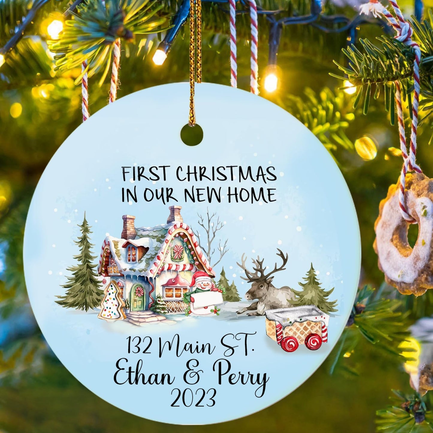 Our First Christmas as Mr. and Mrs. Ornament, Wedding Gifts for Couple Bride and Groom, 1st Christmas Married Ornaments, 2023 Christmas Tree Decoration, Bridal Shower Gift, Newlywed Gift