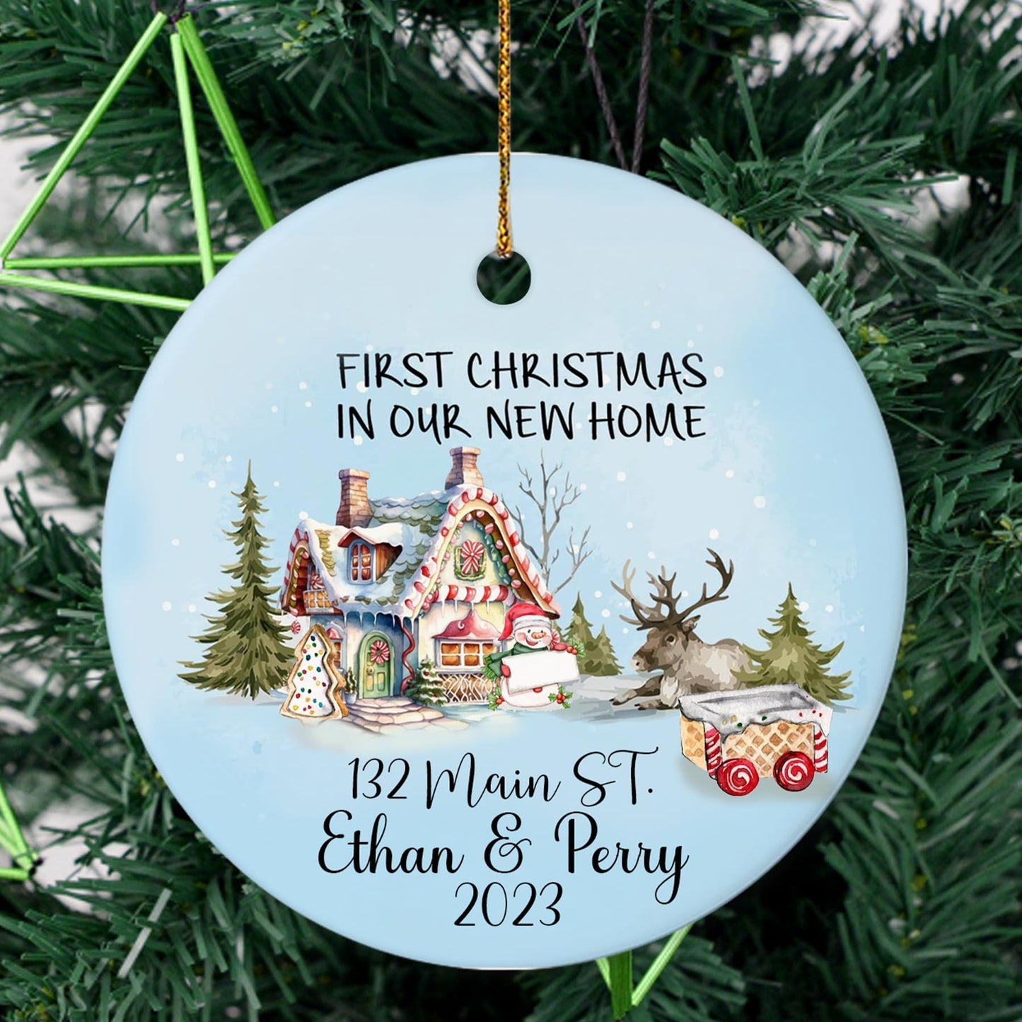 Our First Christmas as Mr. and Mrs. Ornament, Wedding Gifts for Couple Bride and Groom, 1st Christmas Married Ornaments, 2023 Christmas Tree Decoration, Bridal Shower Gift, Newlywed Gift