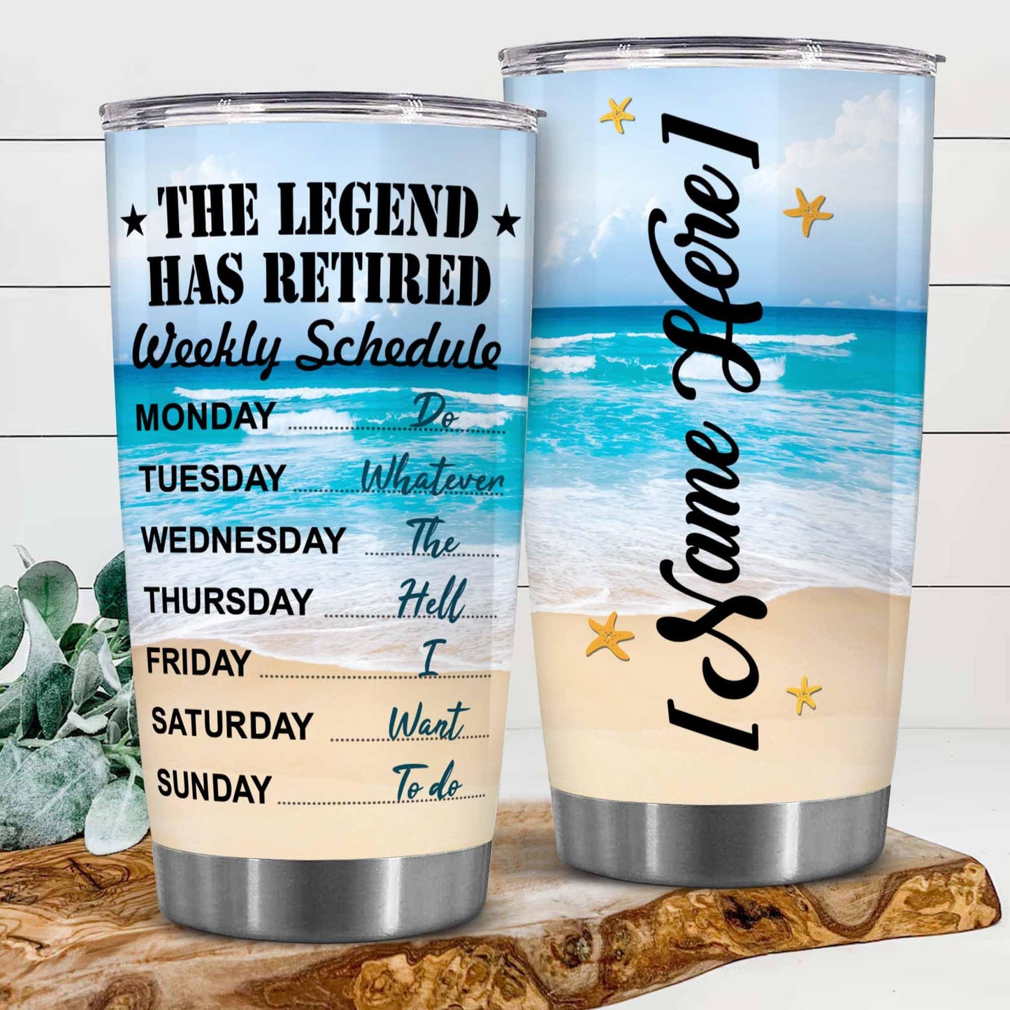 Retirement Gifts - Retirement Tumbler - The legend has retired Tumbler for Women Men Dad Mom Retired Calendar Tumbler Coworkers Idea for Fathers Mothers Day Birthday Christmas 20OZ