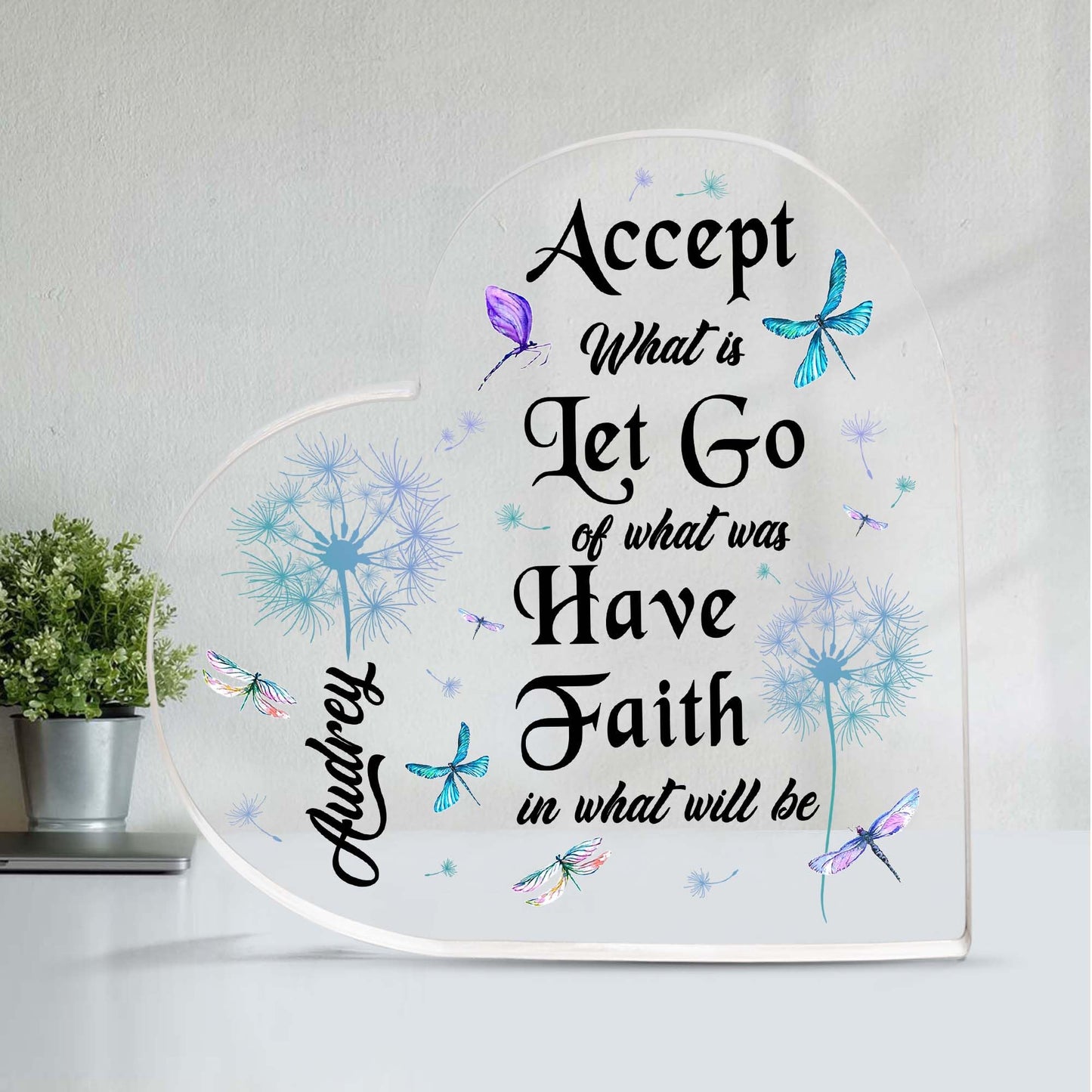 Christian Gifts, Family Religious Gifts for Men Women, Heart-shaped Christian Acrylic Plaque, Christmas Acrylic Plaque, Christian Decorations for Home, Religious Decor, Christian Friend Gifts