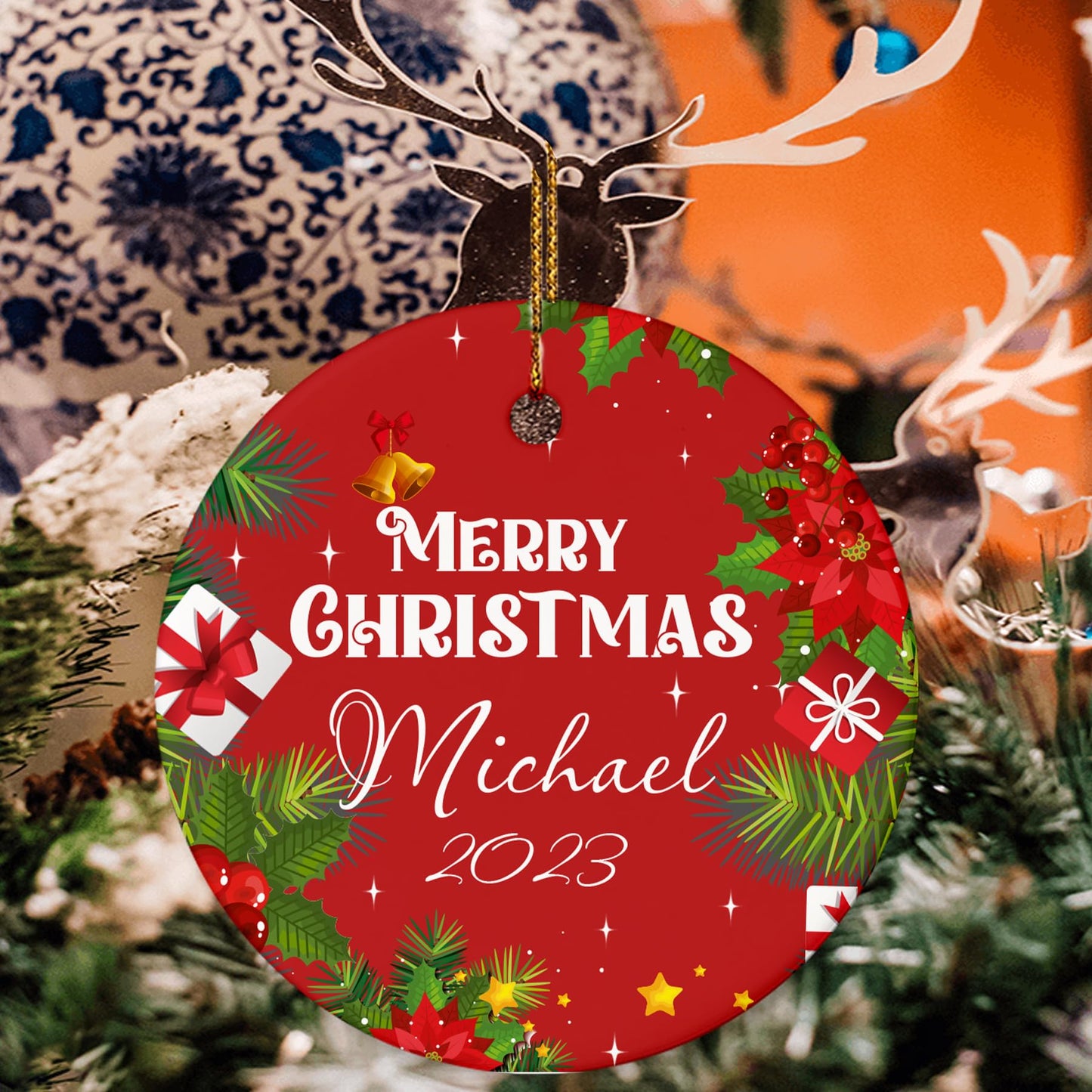Our First Christmas as Mr. and Mrs. Ornament, Wedding Gifts for Couple Bride and Groom, 1st Christmas Married Ornaments, 2023 Christmas Tree Decoration, Bridal Shower Gift, Newlywed Gift