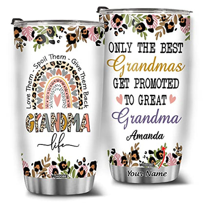 Retired Tumbler Retired Under New Management See Grandkids For Details Tumbler Funny Happy Retirement Gift For Grandma Women From Grandkids On Mothers Day Birthday Anniversary Christmas