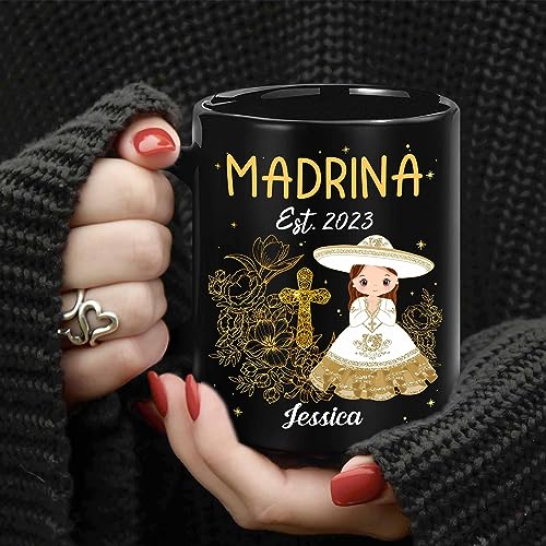 Godparents Proposal Mug Set, Padrino De Bautizo Cup Set, Bautizo Recuerdos Juego De 2 Tazas,God parents Presents Proposal, Quieren Ser Mis Padrinos, Quieres Ser Mi Madrina, Wedding Mug 11OZ