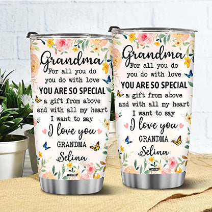 Retired Tumbler Retired Under New Management See Grandkids For Details Tumbler Funny Happy Retirement Gift For Grandma Women From Grandkids On Mothers Day Birthday Anniversary Christmas
