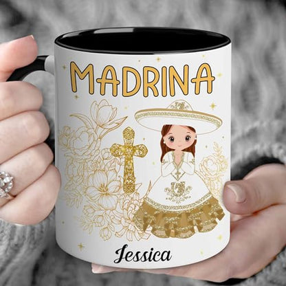 Godparents Proposal Mug Set, Padrino De Bautizo Cup Set, Bautizo Recuerdos Juego De 2 Tazas,God parents Presents Proposal, Quieren Ser Mis Padrinos, Quieres Ser Mi Madrina, Wedding Mug 11OZ