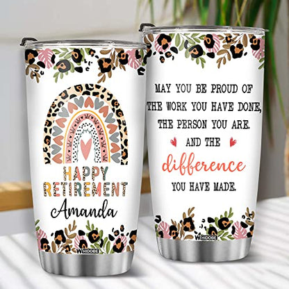 Retired Tumbler Retired Under New Management See Grandkids For Details Tumbler Funny Happy Retirement Gift For Grandma Women From Grandkids On Mothers Day Birthday Anniversary Christmas