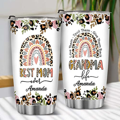 Retired Tumbler Retired Under New Management See Grandkids For Details Tumbler Funny Happy Retirement Gift For Grandma Women From Grandkids On Mothers Day Birthday Anniversary Christmas
