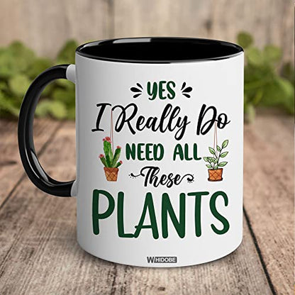 Gifts For Gardeners, Gardening Mug, Gardening Gifts For Women, Men, Yes I Really Do Need All These Plants Mug, Gardner Mug, Plant Mom Mug, Plant Mug For Plant Lovers, Mom, Woman, Mothers, Dad