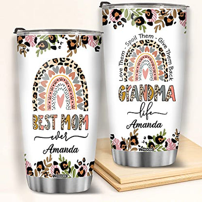 Retired Tumbler Retired Under New Management See Grandkids For Details Tumbler Funny Happy Retirement Gift For Grandma Women From Grandkids On Mothers Day Birthday Anniversary Christmas