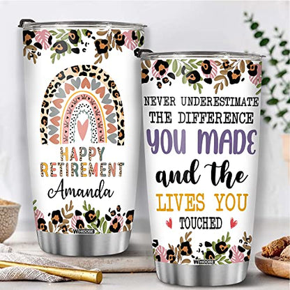 Retired Tumbler Retired Under New Management See Grandkids For Details Tumbler Funny Happy Retirement Gift For Grandma Women From Grandkids On Mothers Day Birthday Anniversary Christmas