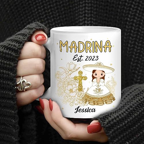 Godparents Proposal Mug Set, Padrino De Bautizo Cup Set, Bautizo Recuerdos Juego De 2 Tazas,God parents Presents Proposal, Quieren Ser Mis Padrinos, Quieres Ser Mi Madrina, Wedding Mug 11OZ