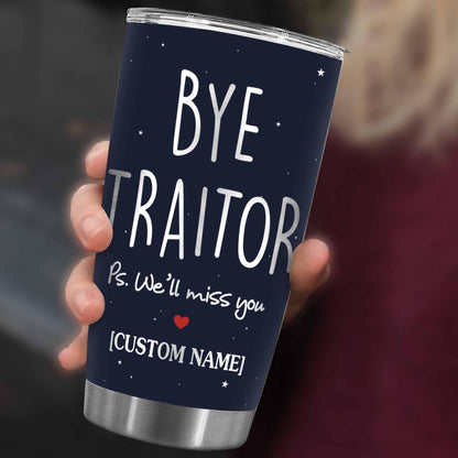 Stainless Steel 20.0 oz Tumbler, Vacuum Insulated Retirement New Job Goodbye Workplace Office Boss, BPA Free