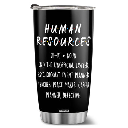 Human Resources Gifts for Women, Men, Dad, Mom, HR Mug, Funny HR Gifts for Women, Human Resources Office Decor, HR Gifts for Coworkers, Gift for HR Accent Black Mug, Mothers Fathers Day