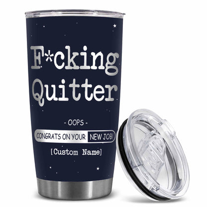 Stainless Steel 20.0 oz Tumbler, Vacuum Insulated Retirement New Job Goodbye Workplace Office Boss, BPA Free